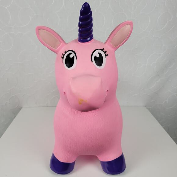 MegaFun Unicorn Bounce A Long Buddies Luna Toddler Animal Toy Age 3+ - Picture 4 of 16